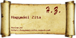 Hagymási Zita névjegykártya